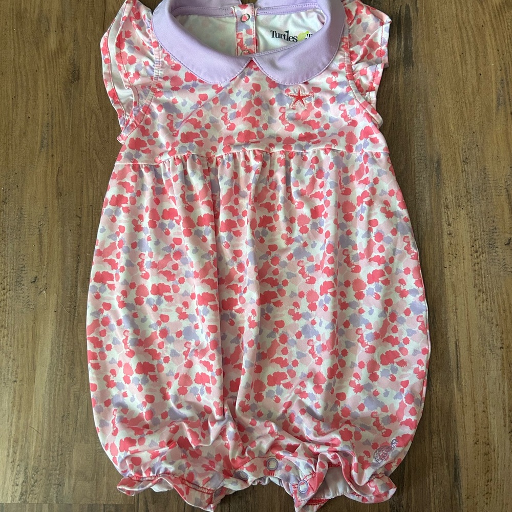 Turtles & Tees baby romper